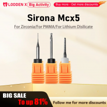 Sirona MCX5 frese per fresatura dentale per PMMA vetroceramica Zirconia materiale dentale disilicato al litio D4 DC rivestimento CAD CAM Cutter
