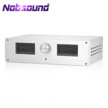Custodia in alluminio HiFi Nobsound con misuratore VU per amplificatore fai-da-te/scatola telaio amplificatore HiFI DAC
