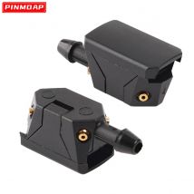 2/4pcs Car The Wiper Arm Nozzle Can Spray On All Sides Windscreen Sprayer Washer Wiper Nozzle Most Car Front Window Spray Jet