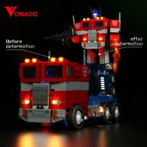 Vonado Kit Luce A LED Per Ideas 10302 Optimus Prime Autobot Building Blocks Bambini Camion Giocattoli Lampada Set Solo Illuminazione Nessun Modello