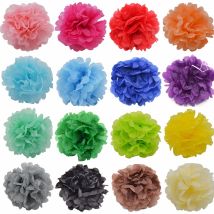5 stücke 10/15/20/25/30 cm Seidenpapier Pompons Blume Kugeln Hochzeit Festival Party Dekoration Hause DIY Handwerk Papier Pom Poms Liefert