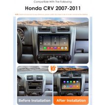 Hizpo Car Radio for Honda CRV CR-V 2007-2011 Multimedia Video Player Navigation Stereo GPS Android 14 Carplay Head Unit No DVD