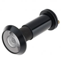 NAIERDI 220 degree Door Viewer Peephole,Zinc Alloy 16mm Door Peephole,Door Eye with Privacy Cover Adjustable Glass Lens Hardware