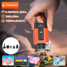 ETENWOLF Air 3 Electric Air Pump 2600mAh Battery & Light Portable Camping Pump for Air Mattress Sleeping Pads Pool Floats