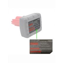 6X18650 Li-ion Battery 6.0Ah Sticker For Milwaukee 12V 48-11-2411 for M12 10.8V Li-ion Battery Label