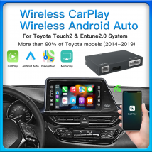 NOWY bezprzewodowy Carplay Android Auto dla TOYOTA CHR Corolla Camry Auris prius RAV4 Avensis Highlander Touch2 Entune 2.0 Dekoder samochodowy