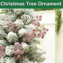 4/8 stücke Künstliche Pflanze Holly Kleine Rote Obst Großhandel Weihnachten Baum Hause Schlafzimmer Hochzeit diy geschenk Dekor Blume Schießen prop