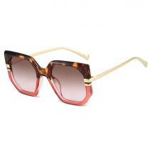 Neue Frauen Sonnenbrille Marke Designer Bunte Patchwork Große Quadratische Sonnenbrille Weibliche UV400 Shades