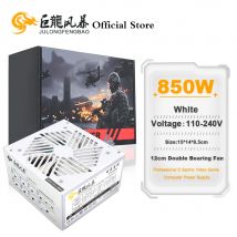 White Full Modular 850w ATX Switch Power Supply Computer PSU 110-240V 24Pin Computer Case Cooler 1000w Watt Game Fonte