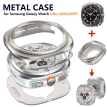 Metal Case for Samsung Galaxy Watch Ultra 2025 Protector Watch Cover for Galaxy Ultra 2024 Upgrade To 8 Classic 46mm Appearance