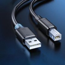 2.0 USB-Druckerkabel 10 m 5 m 3 m 2 m Typ A auf B-Stecker Datenkabel für Scanner Faxmaschine Druckerkabel für Canon Epson Scanner HP
