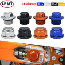 CNC Vorne Hinten Rad Kontermutter Bolzen Hinten Kettenspanner Achse Block Rad Achse Cocer Für KTM EXC EXCF XC XCF SX SXF TPI Sechs Tage