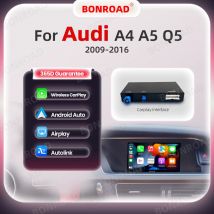 Adattatore di interfaccia automatica Android BONROAD Wireless CarPlay per Audi A4 B8 A5 Q5 2009-2015 navigazione GPS Bluetooth