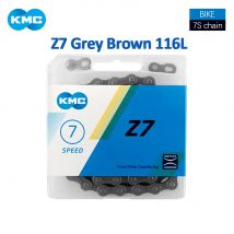 KMC Z7 Graubraun 116L 7/14/21Gang ​ ​ Fahrradkette 1/2"x3/32" 1x7S 2x7S 3x7S Drivetrains Mountain/Rennradkette