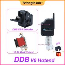 R Trianglelab MK8 Bowden Extruder DDB Extruder + V6 HOTEND Dual Drive Extruder Für 3d Drucker Hohe Leistung Für I3 3D Drucker