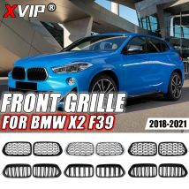 Xvip diamant style vordere Nieren renn gitter für BMW x2 f39 2014-2018 Doppellinien-Doppel latten grills in Kohle faser optik