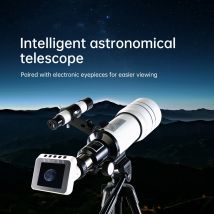 30070 Professionelles astronomisches Teleskop, monokulares elektronisches Okular, 70 mm großes Blende für die Sternbeobachtung, Vogelbeobachtung