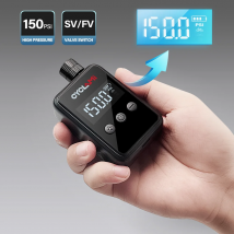 150 PSI przenośny rower kieszonkowy elektryczna pompa powietrza MINI szybki akumulator kompresor pompka do opon do roweru cyfrowy wyświetlacz wskaźnika Czujnik Ciśnienia w Oponach w Czasie