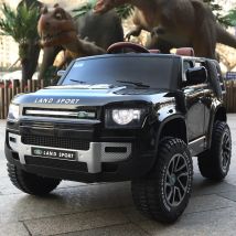 Children's Electric Vehicle Off-road Vehicle with Enlarged Double Seats, Toddler Rocking Bike That Can Seat People, Four-wheel T