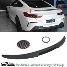 Per il 2018 + BMW serie 8 G15 Coupe nero lucido M4 Style coperchio dell'ala dello Spoiler dello stivale posteriore