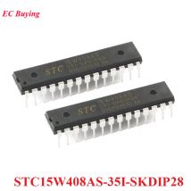 5 sztuk/1 sztuk STC15W408AS STC15W408 STC 15W408AS mikrokomputer mikrokontroler MCU SMD STC15W408AS-35I-SKDIP28 1T 8051 pojedynczy układ scalony IC