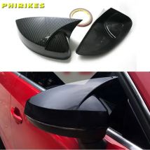 Car Rearview Side Mirror Cover Wing Cap Sticker Exterior Door Rear View Case Trim Carbon Fiber For Audi A3 S3 RS3 8V 2013-2020