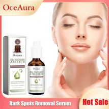 Entfernung von dunklen Flecken Serum verblassen Pigment Chloasma Melanin aufhellende Sommersprosse verbessert stumpfe Poren schrumpfende Gesichts aufhellung Essenz
