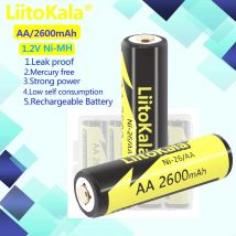 2-10pcs liitokala Ni-26/aa 1,2 v aa 2600mah ni-mh wiederauf ladbare batterie für temperatur pistole fernbedienung maus spielzeug batterien