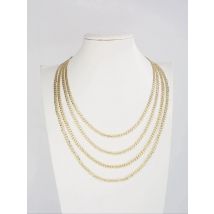 FanSibao Fashion Hip Hop Figaro Cuban Chain Thick Necklace Men's and Women's Copper Jewelry Accessories