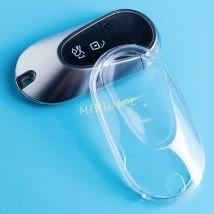 Für Mercedes C E S CLE GLC EQS EQE W206 S206 W223 X254 V297 V295 Transparent Klar Auto Schlüsselanhänger Abdeckung Fall Halter Zubehör