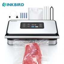 INKBIRD INK-VS04 grande sigillatore sottovuoto secco/umido/liquido imballaggio sigillato per alimenti guarnizione per alimenti da cucina taglierina e sacchetti di stoccaggio incorporati