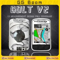 For Wahoo ELEMNT BOLT V2 Bycicle GPS Computer Accessories Sticker Shell Protector Case PVC Decal Waterproof Anti-Scratch