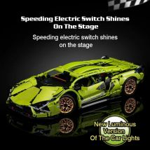 TOYLINX 1280 pezzi blocchi tecnici modello di auto da corsa telecomando elettrico versione per auto RC giocattoli da costruzione opzionali