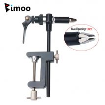 Bimoo Rotary Fly Tying strumenti per morsa c-clamp morsa per legare con ganascia temprata in acciaio strumenti per gancio rotante filo per legare kit porta spolina