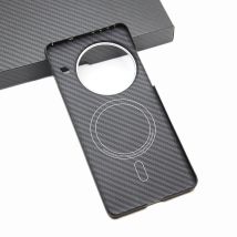 ZXKE-Carbon Fiber Case for OnePlus 13, Embedded Iron Sheet, Magnetic Car Support, Magsafe, 600D Aramid Fiber Shell
