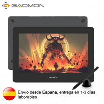 GAOMON-tableta de dibujo portátil PD1320, Monitor de 13,3 "con bolígrafo Digital de 8192 niveles para Mac, Windows y Android