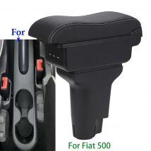 Für Fiat 500 Armlehnenbox für Fiat 500 Auto-Armlehne 2012-2025 Auto-Aufbewahrungsbox Spezielle Nachrüstteile Innenraum-Autozubehör
