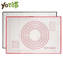Tappetino in Silicone Antiaderente da 40x26x60cm per Impastare, Strumento da Cucina per Crepes e Pizza