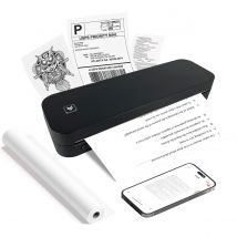 Stampante termica portatile Marklife A4 Stampante per documenti PDF senza inchiostro per foto Memo Note Stampa per tatuaggi Stampante per stencil per tatuaggi Bluetooth