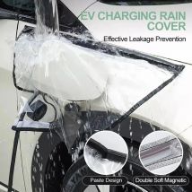 Regenfeste EV-Ladegerät-Steckerabdeckung, universeller staubdichter Schutz für den Außenbereich, Elektroauto, Energiefahrzeuge, Zubehör