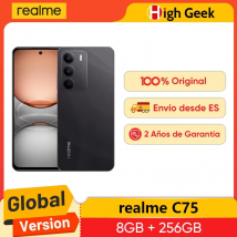 Global Version realme C75 Smartphone 6.72'' 90Hz FHD Display 50MP AI Camera 5828mAh Battery 45W Charge IP69 Dust Water Resistance