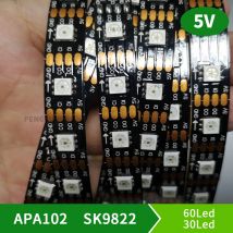 SK9822 DC5V APA102 DATA and CLOCK seperately Smart led pixel strip;5m;30/60/144 leds/pixels/m;IP30/IP65/IP67