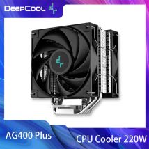 DeepCool AG400 Plus 4 Heat Pipe Doppia Ventola 220W CPU Cooler Ventola da 120mm Dispositivo di raffreddamento dell'aria per LGA1700 1200 115X AM4 CPU Radiatore di raffreddamento ad aria