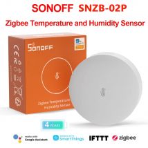 SONOFF SNZB-02P Zigbee Temperature and Humidity Sensor High Accuracy Fast Refresh Smart Remote Alert Zigbee 3.0 Via eWelink APP