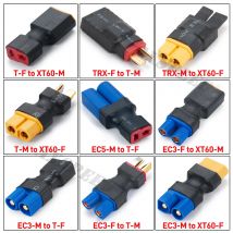 Adapter AXSPEED EC5 EC3 T TRX do XT60 T Deans Złącza żeńskie męskie Wtyczka bananowa RC Lipo Części sterujące akumulatorem DIY