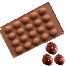 20 löcher Walnüsse Muttern Form Kuchen Chocoalte Formen Silikon Pudding Form Kuchen Backen DIY Werkzeuge Nussbaum Seife Form