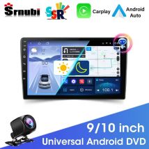 Srnubi SSR 9 10 pollici universale Android 12 Carplay Auto autoradio lettore multimediale navigazione GPS 2 Din DVD IPS unità principale stereo