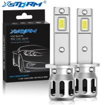 XSTORM H1 H3 Lampadina LED Lampade per fari Mini 25000LM 6500K CSP Super luminoso abbaglianti e anabbaglianti per fendinebbia per auto 12V Bianco Automobile