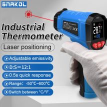 Infrarot berührungsloses digitales Thermometer, tragbares hochpräzises Temperatur-Sernsor, industrielle Küchenpyrometerpistole