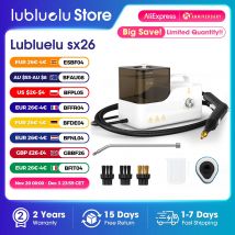 Lubluelu SX26 Pulitore a vapore portatile 2600W 105 ° C ad alta pressione per grasso da cucina, piastrelle da bagno, interni auto, pavimenti, pulizia profonda